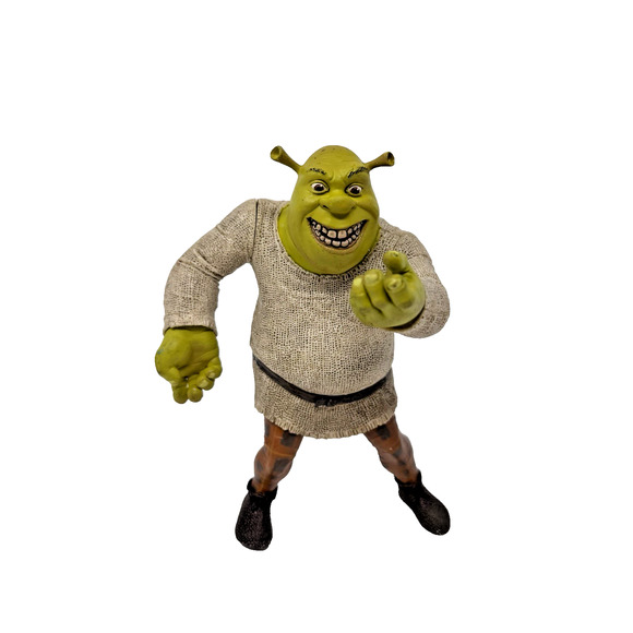 Rare Wrestlin' Shrek Figure 2001 McFarlane Toys Wrestling Showdown Incomplete - Picture 1 of 15